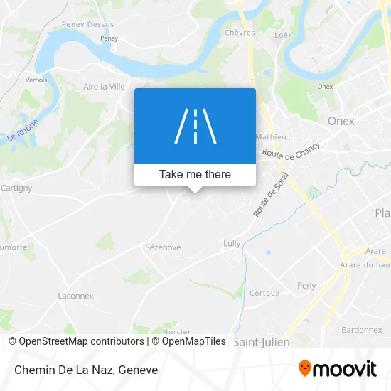 Chemin De La Naz map