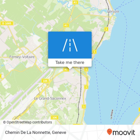 Chemin De La Nonnette map