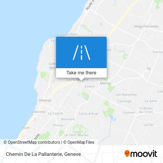 Chemin De La Pallanterie map
