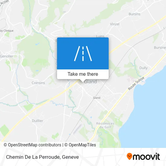 Chemin De La Perroude map