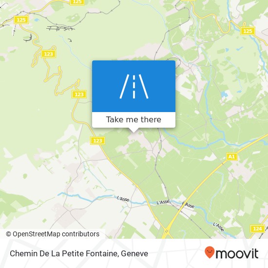 Chemin De La Petite Fontaine Karte