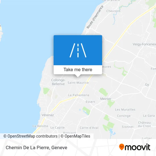 Chemin De La Pierre map