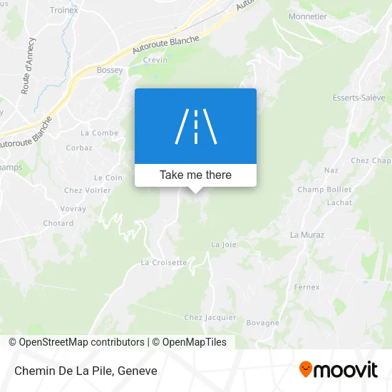 Chemin De La Pile map