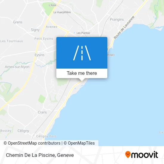 Chemin De La Piscine map