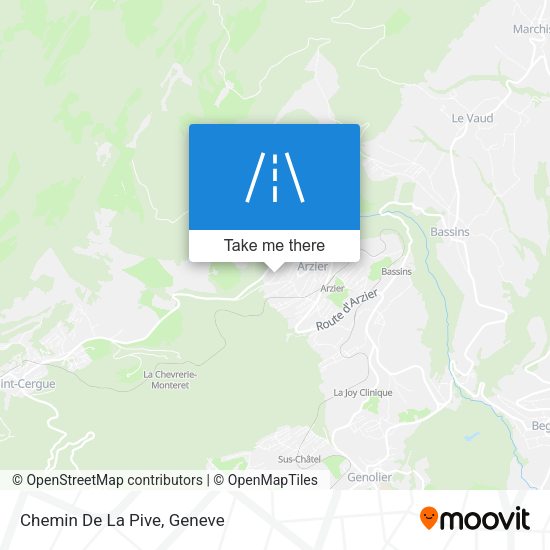 Chemin De La Pive map