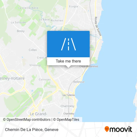 Chemin De La Pièce map