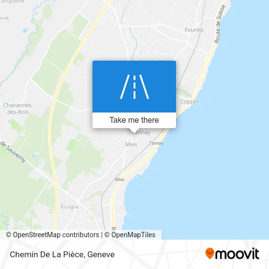 Chemin De La Pièce map
