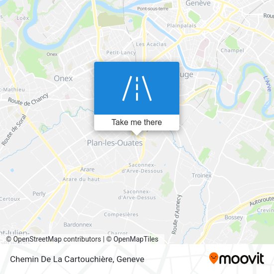 Chemin De La Cartouchière map