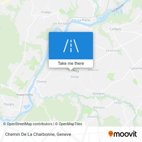 Chemin De La Charbonne map