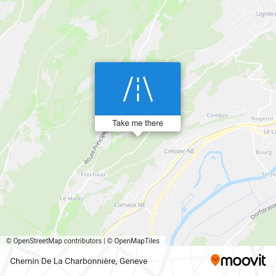 Chemin De La Charbonnière map