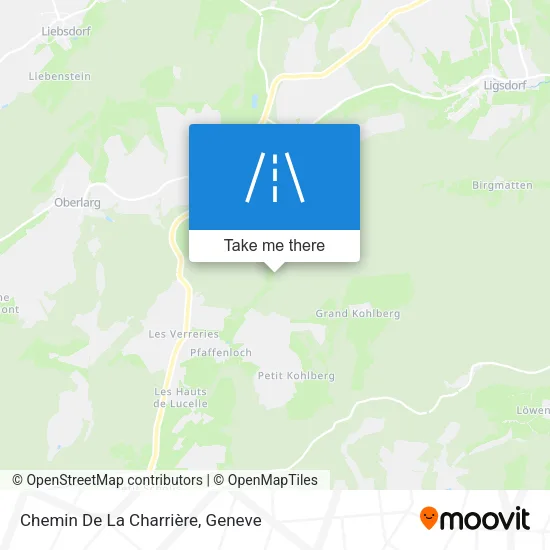 Chemin De La Charrière map