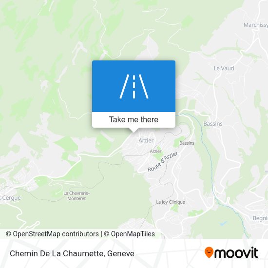 Chemin De La Chaumette map