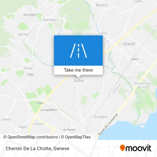 Chemin De La Chotte map