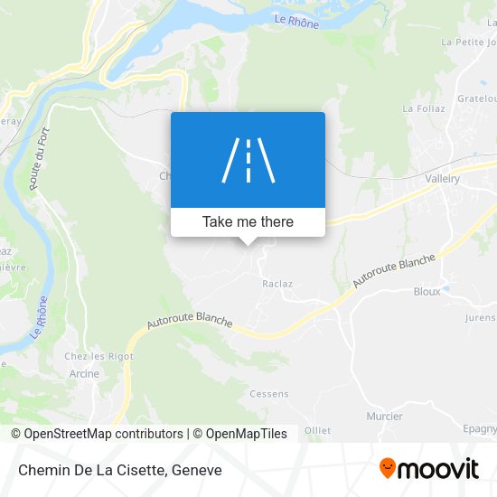 Chemin De La Cisette map