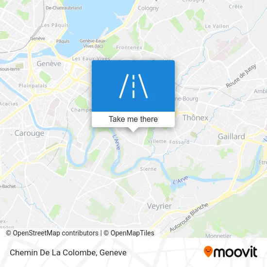 Chemin De La Colombe map