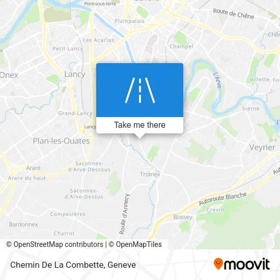 Chemin De La Combette map