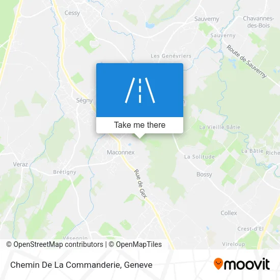 Chemin De La Commanderie map