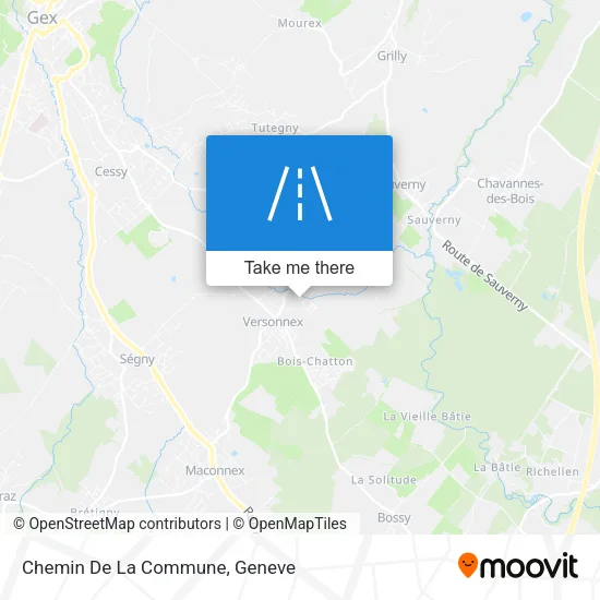 Chemin De La Commune map
