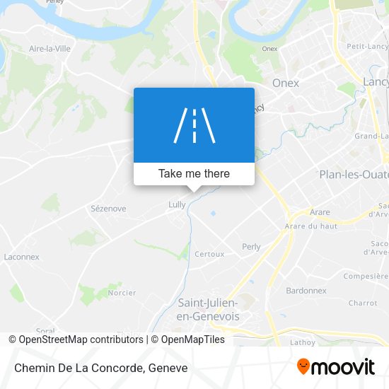 Chemin De La Concorde map