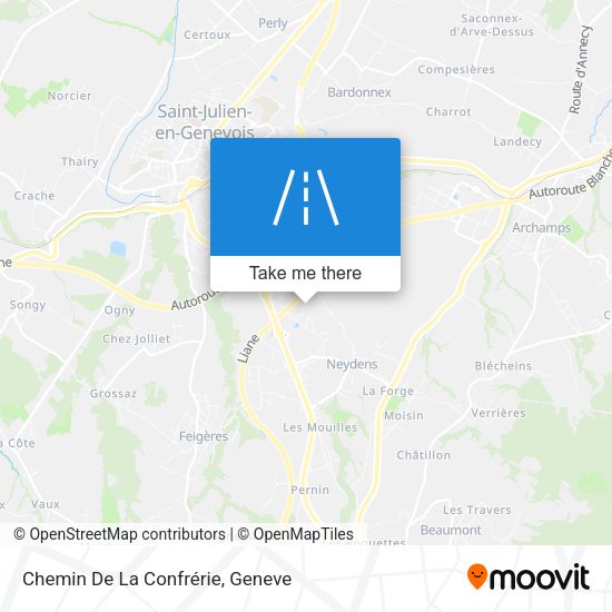 Chemin De La Confrérie map