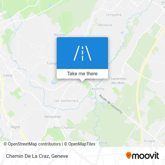 Chemin De La Craz map