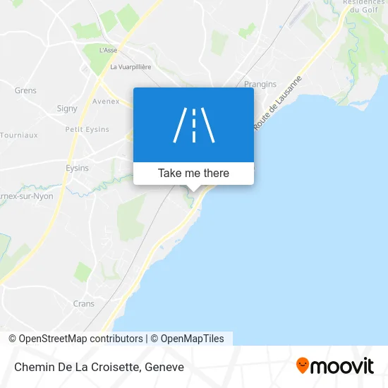 Chemin De La Croisette map