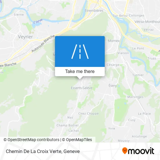 Chemin De La Croix Verte map