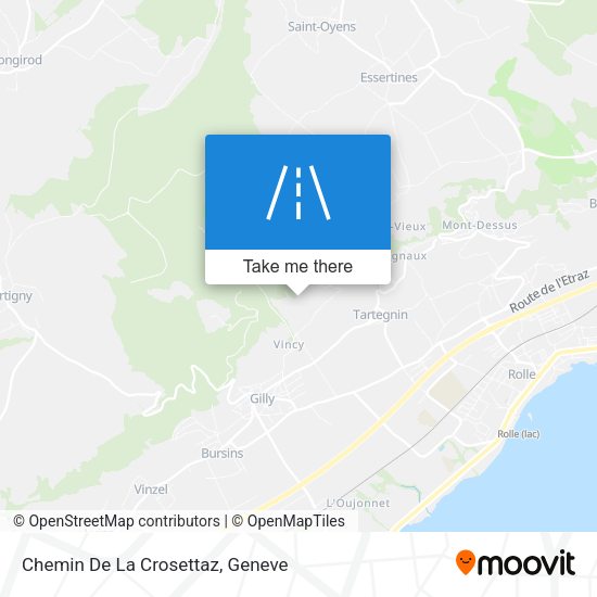 Chemin De La Crosettaz map