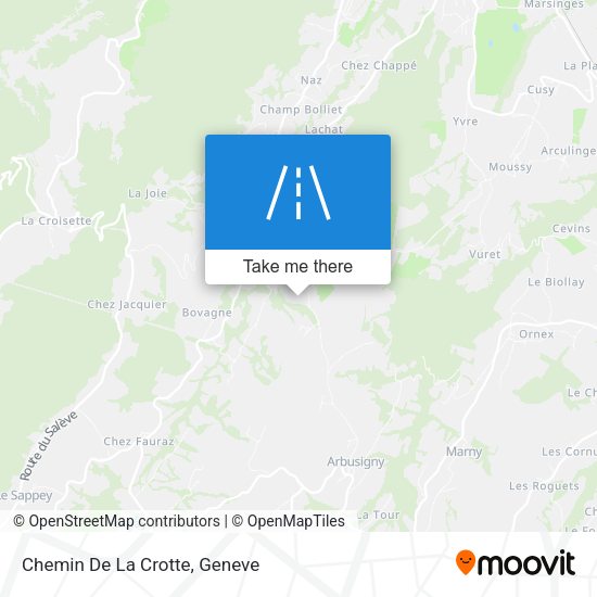 Chemin De La Crotte map