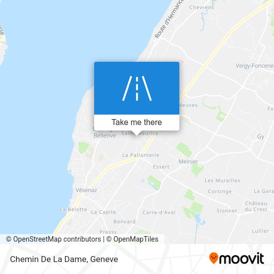 Chemin De La Dame map
