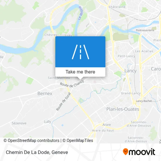 Chemin De La Dode map