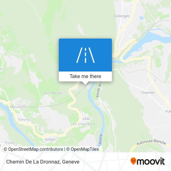 Chemin De La Dronnaz map