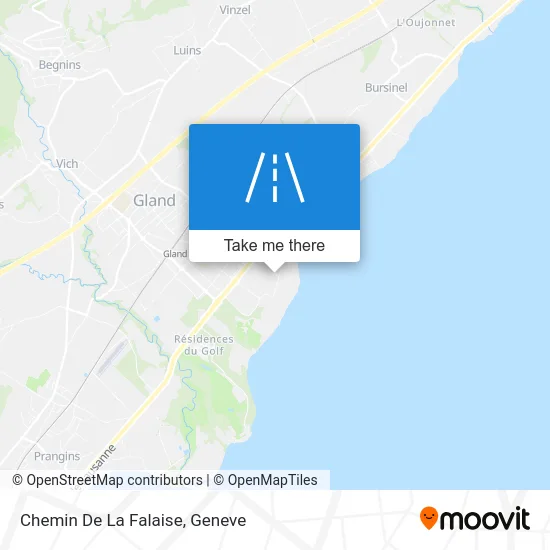 Chemin De La Falaise map