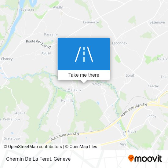 Chemin De La Ferat map