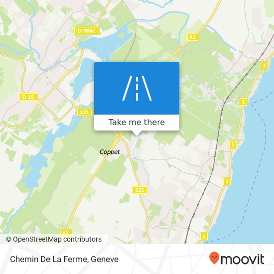 Chemin De La Ferme map
