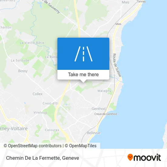 Chemin De La Fermette map