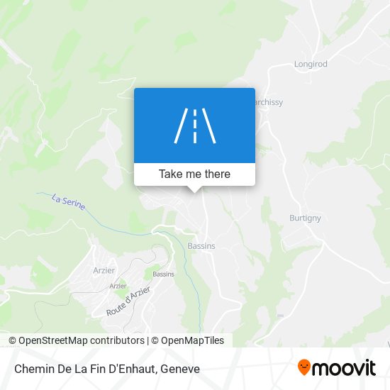 Chemin De La Fin D'Enhaut map