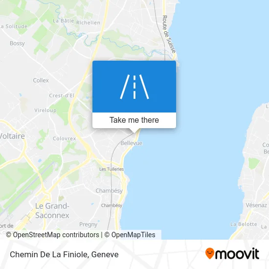 Chemin De La Finiole map