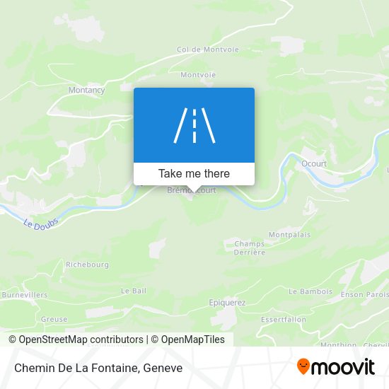 Chemin De La Fontaine map