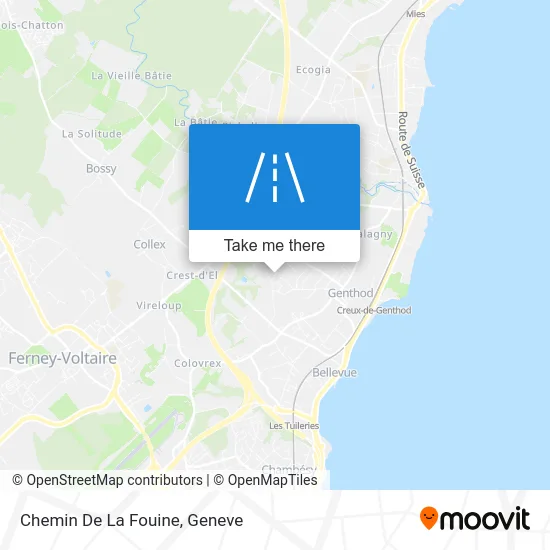 Chemin De La Fouine map