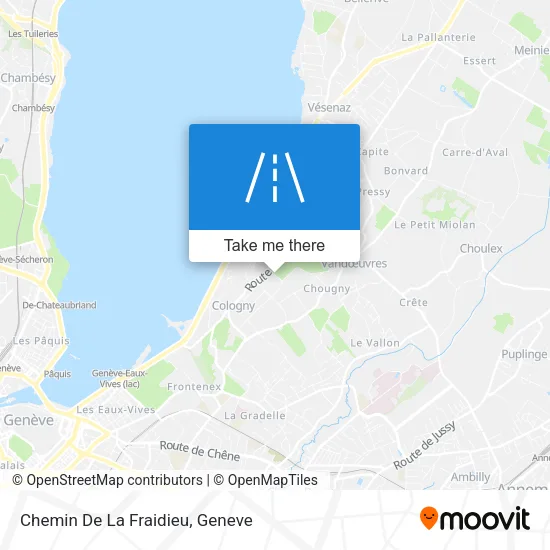 Chemin De La Fraidieu map