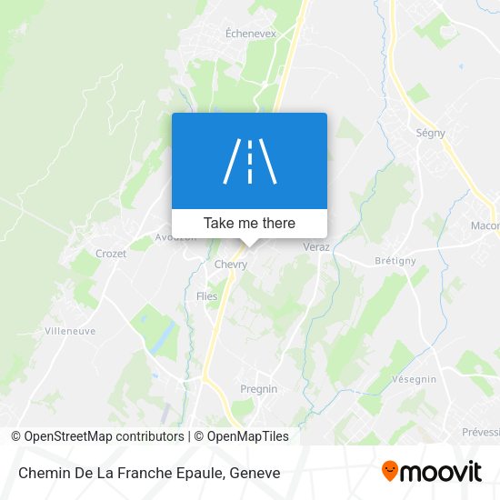 Chemin De La Franche Epaule map