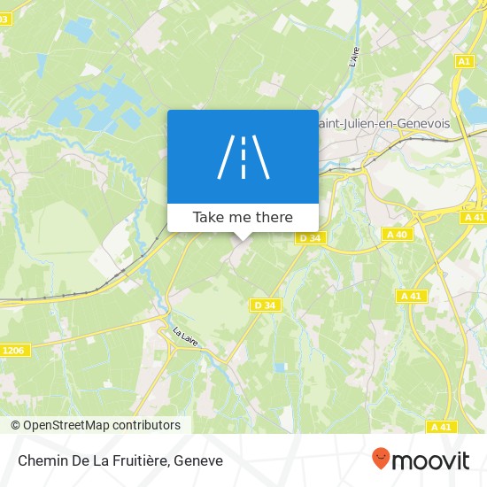 Chemin De La Fruitière map