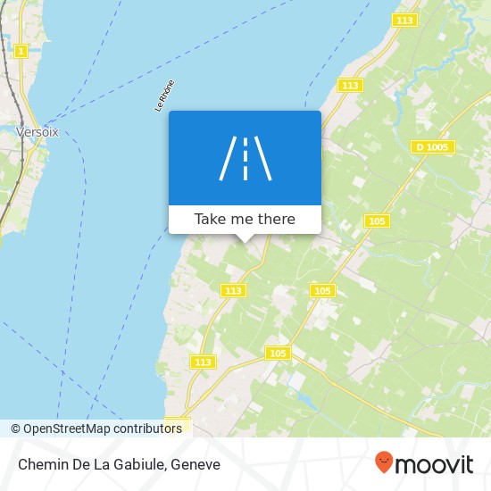 Chemin De La Gabiule map