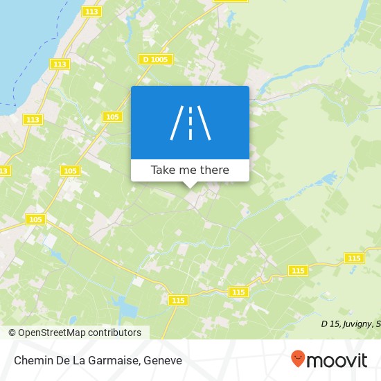 Chemin De La Garmaise map