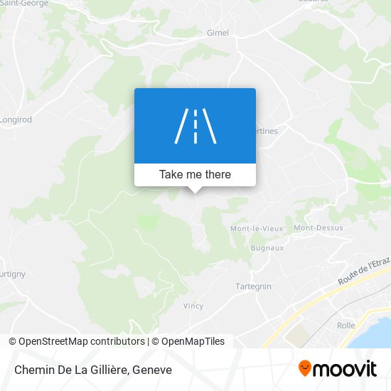 Chemin De La Gillière map