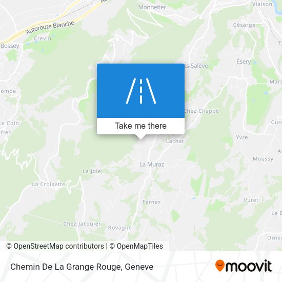 Chemin De La Grange Rouge map