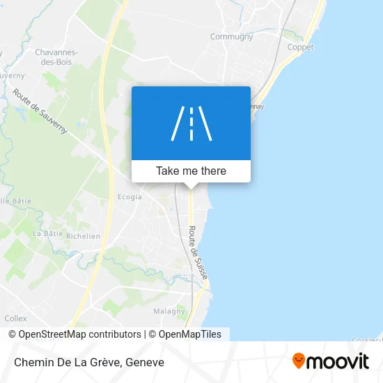 Chemin De La Grève map