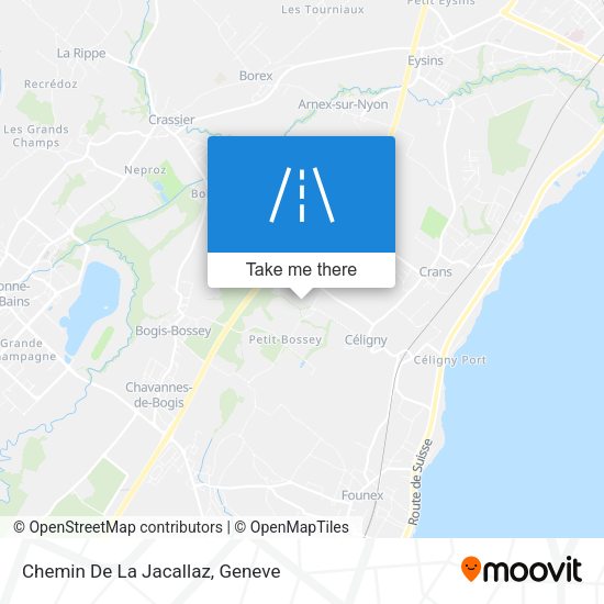 Chemin De La Jacallaz map