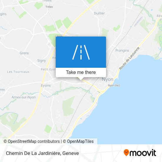 Chemin De La Jardinière map